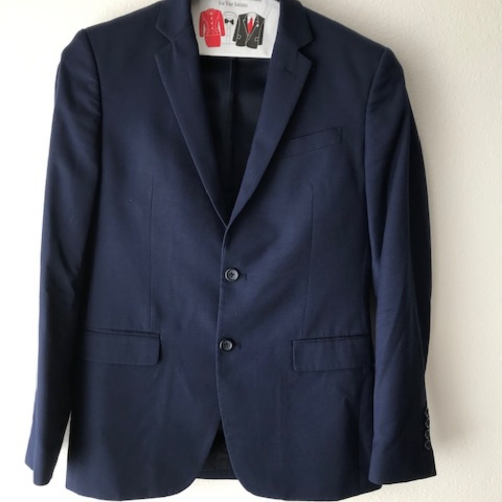 Blue suit